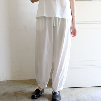 ［SALUÉ］white label スムース パンツ