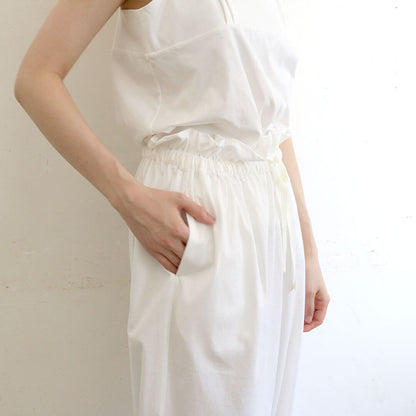 ［SALUÉ］white label スムース パンツ