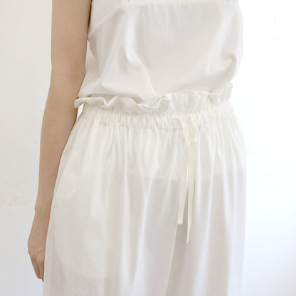 ［SALUÉ］white label スムース パンツ