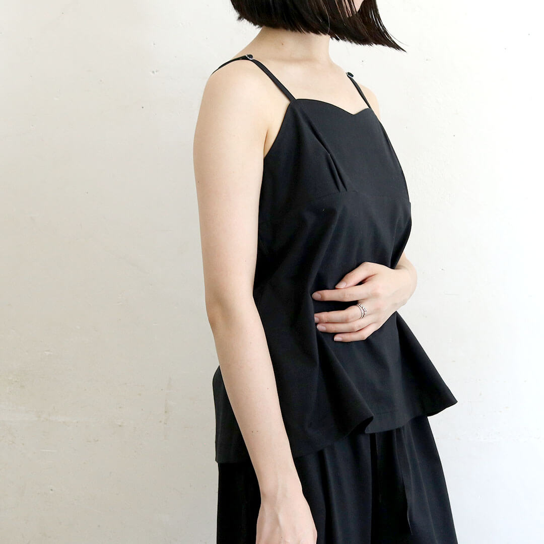［SALUÉ］white label スムース キャミソール