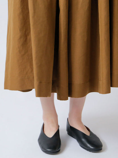 ［chausser］Vカットフラットパンプス（CT-01）