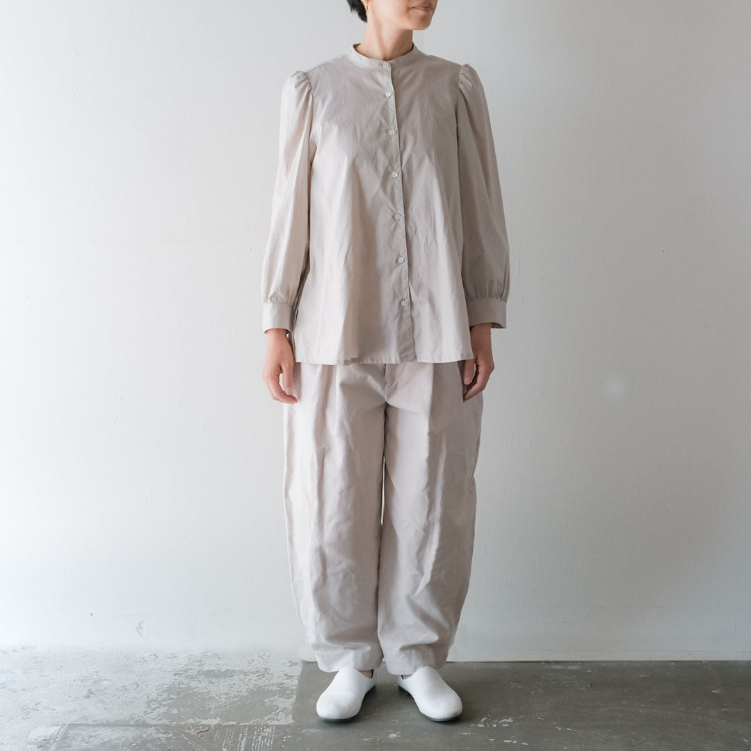 SALUÉ／【受注商品】エッグチノパンツ／コットンリネン  size 0