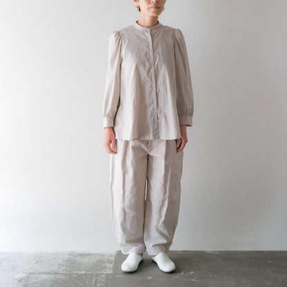 SALUÉ／【受注商品】エッグチノパンツ／コットンリネン  size 0