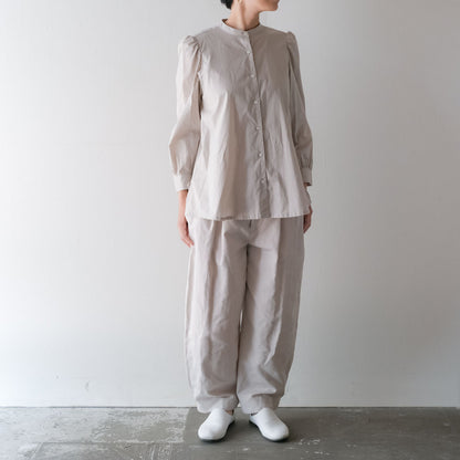 SALUÉ／【受注商品】エッグチノパンツ／コットンリネン  size 0