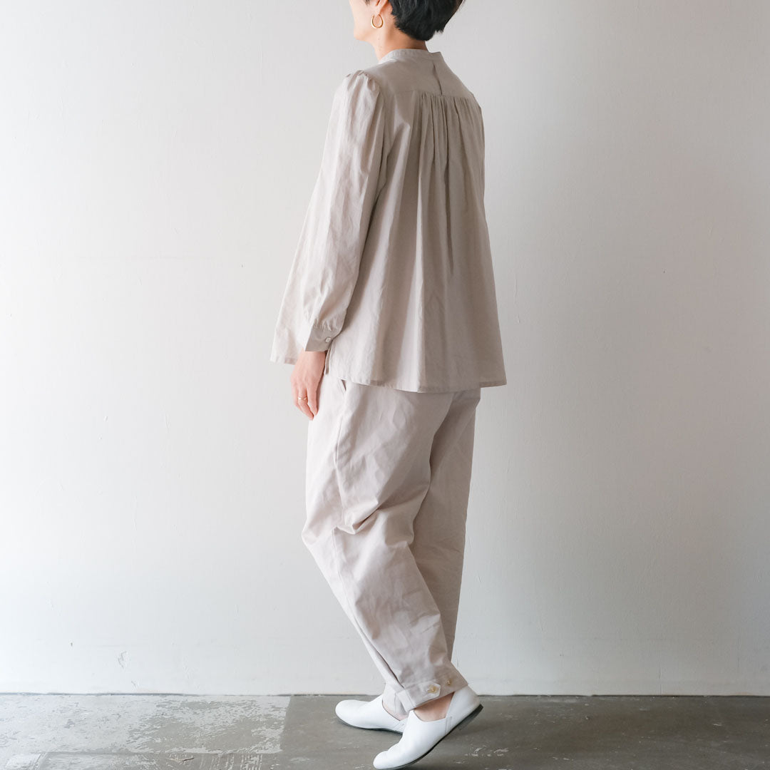 SALUÉ／【受注商品】エッグチノパンツ／コットンリネン  size 0