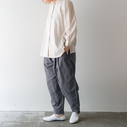 SALUÉ／【受注商品】エッグチノパンツ／コットンリネン  size 0