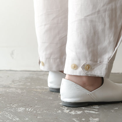 SALUÉ／【受注商品】エッグチノパンツ／コットンリネン  size 0