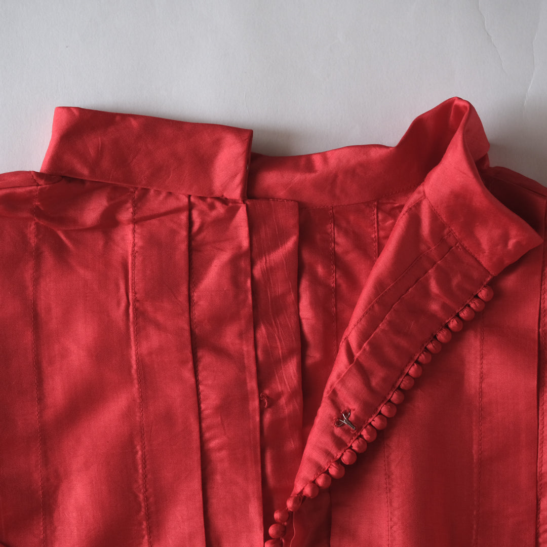 ［BUNON］High neck Tuck Dress