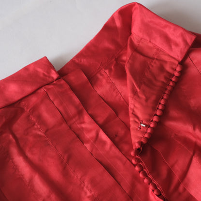 ［BUNON］High neck Tuck Blouse