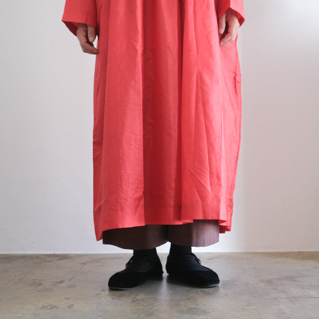 ［BUNON］High neck Tuck Dress