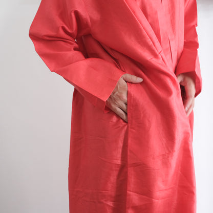 ［BUNON］High neck Tuck Dress