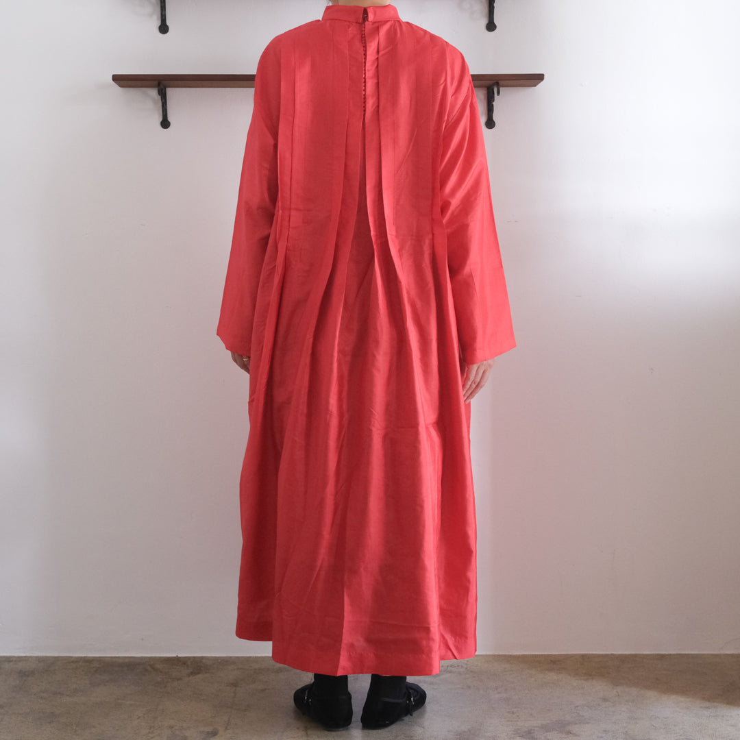 ［BUNON］High neck Tuck Dress