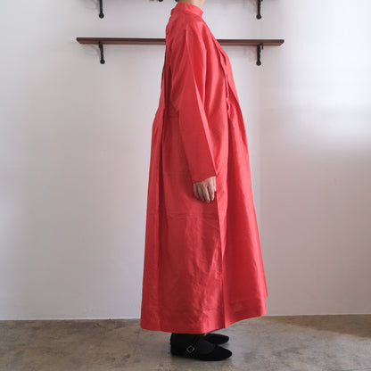 ［BUNON］High neck Tuck Dress