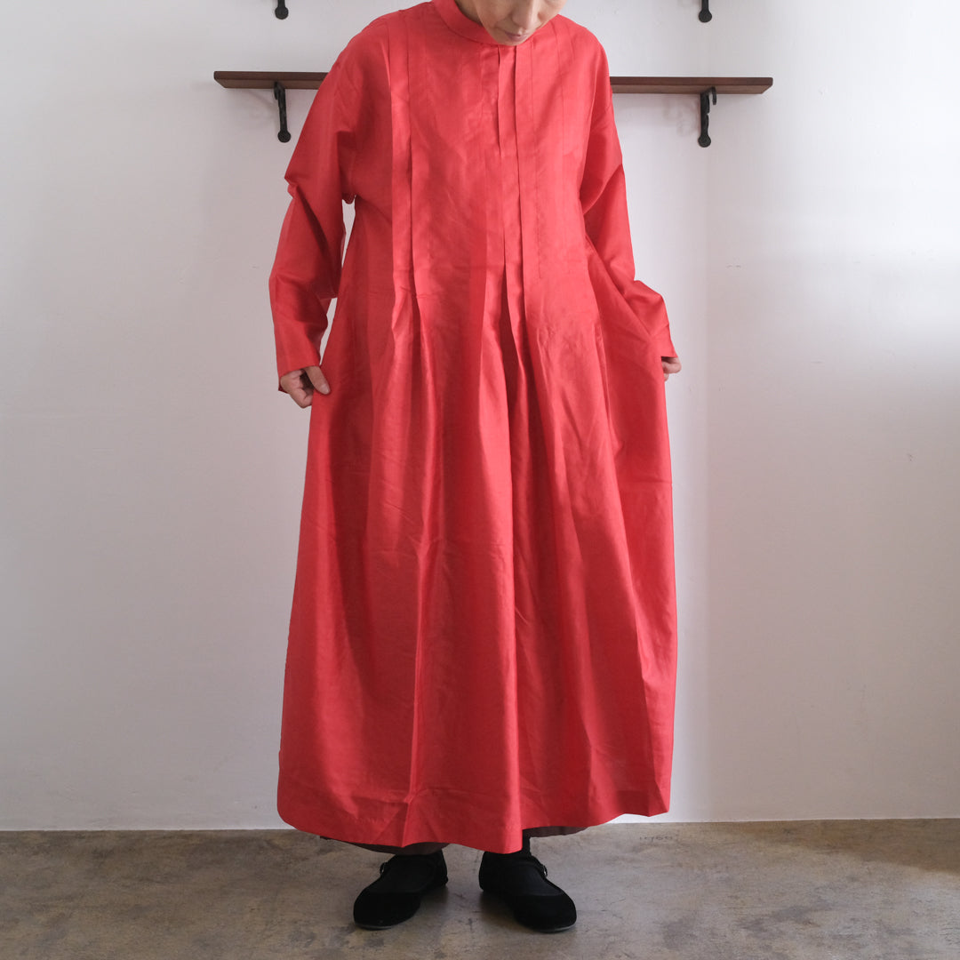 ［BUNON］High neck Tuck Dress