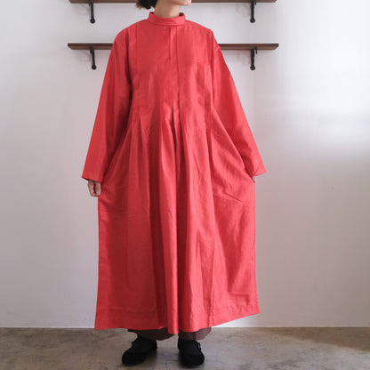 ［BUNON］High neck Tuck Dress