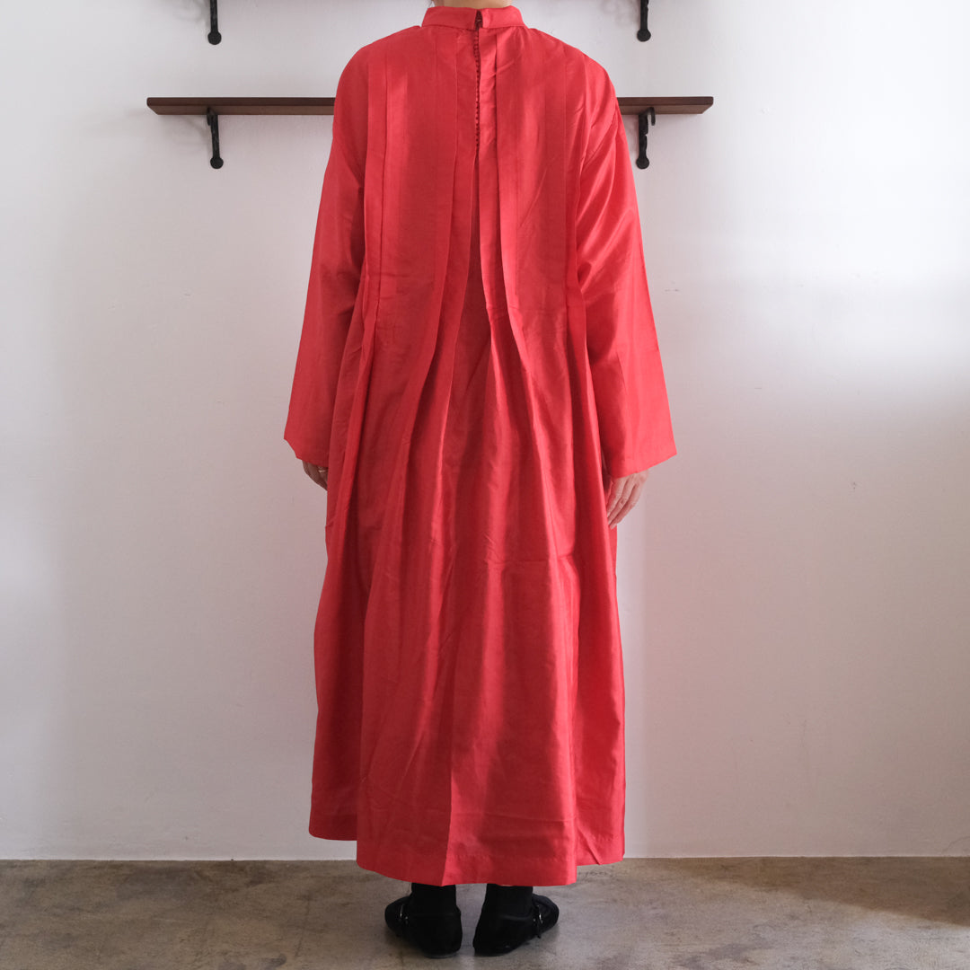 ［BUNON］High neck Tuck Dress