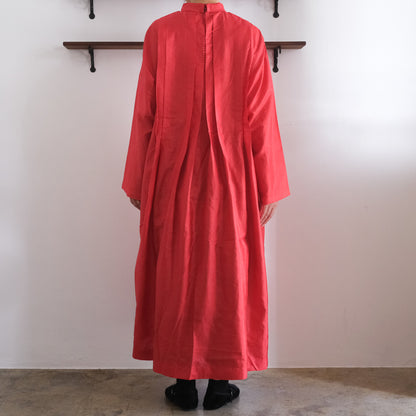 ［BUNON］High neck Tuck Dress