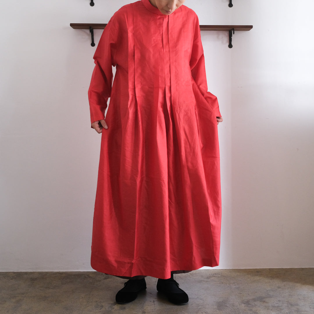 ［BUNON］High neck Tuck Dress