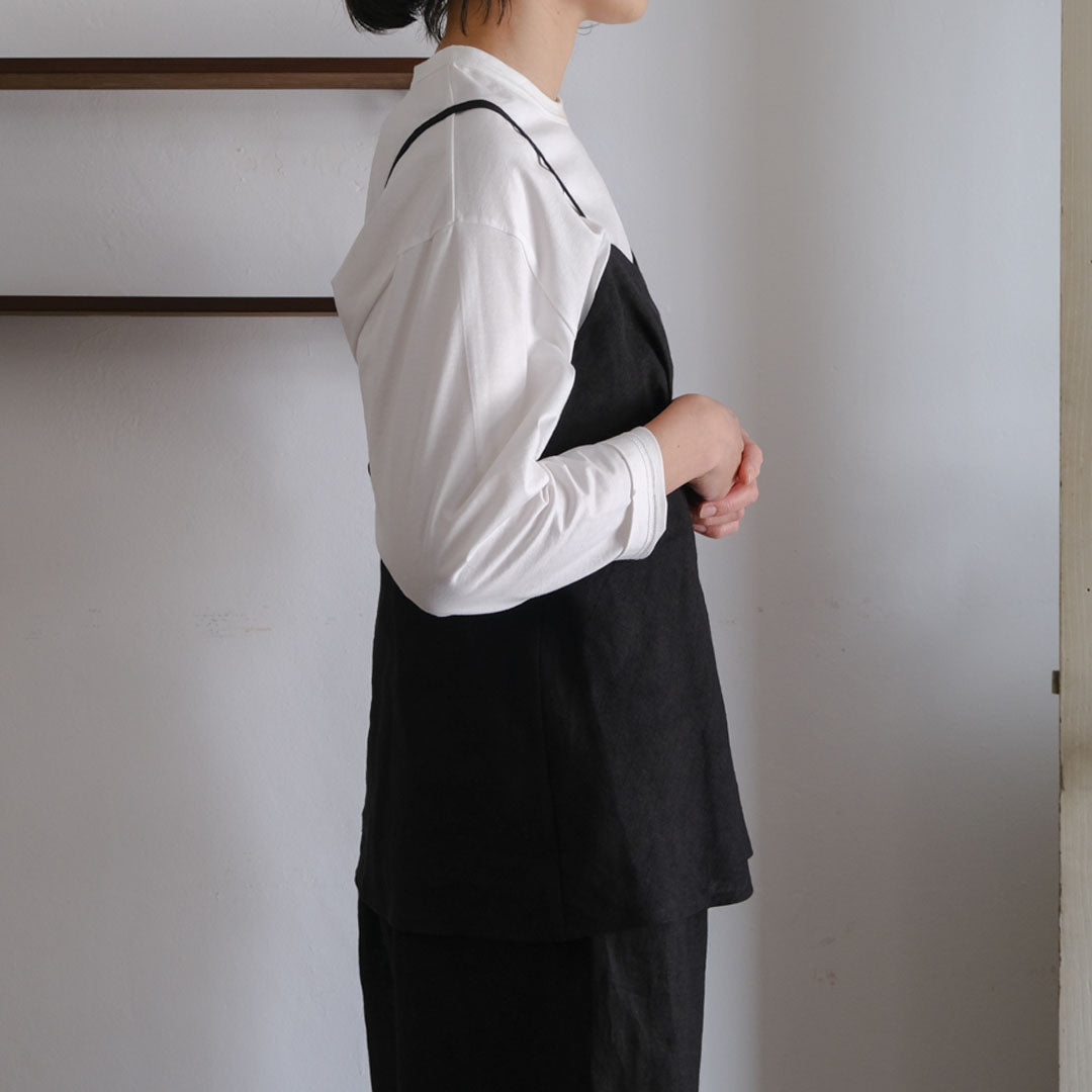 SALUÉ／ white labelリネンキャミソール