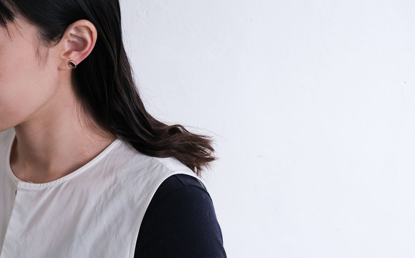 ［Atelier el］Water melon tourmalineの耳飾り（1piece）