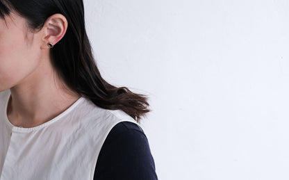 ［Atelier el］Water melon tourmalineの耳飾り（1piece）