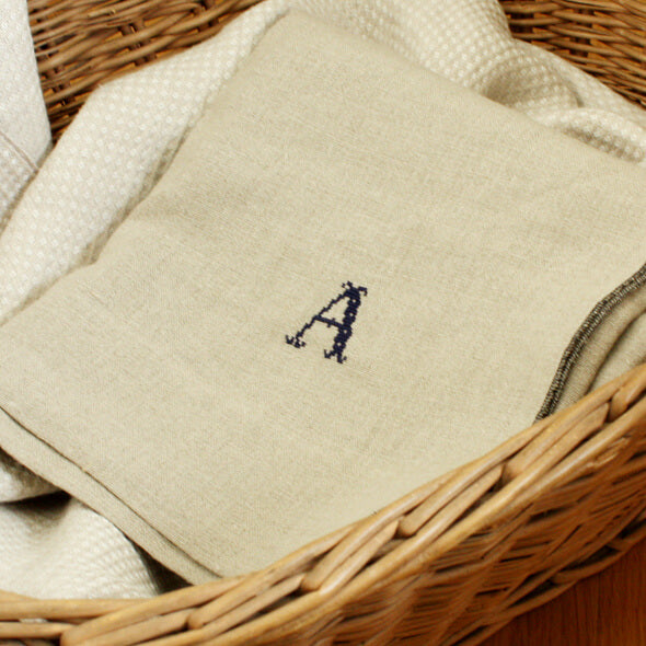 【受注商品】アルファベット刺繍 ※代引不可