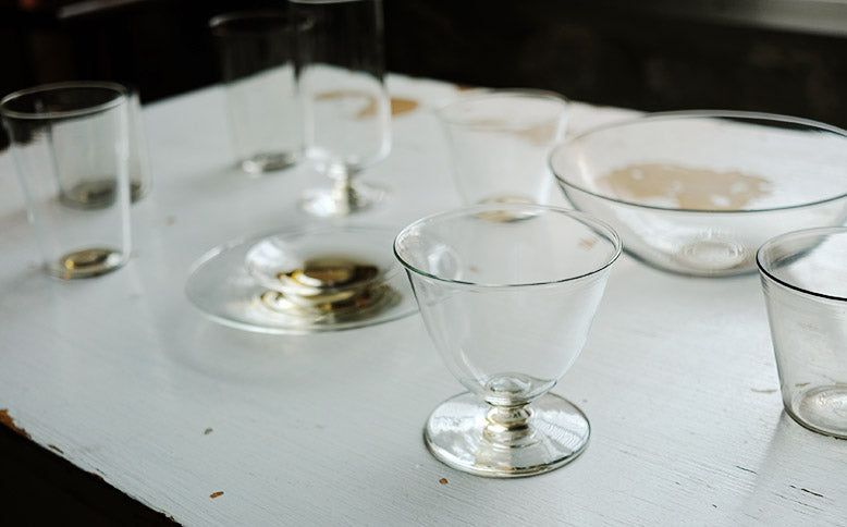［WASHIZUKA GLASS STUDIO］clear ashitsuki short