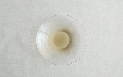 ［WASHIZUKA GLASS STUDIO］clear dish small