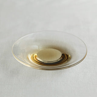 ［WASHIZUKA GLASS STUDIO］clear dish small