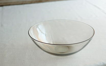 ［WASHIZUKA GLASS STUDIO］charcoal bowl large