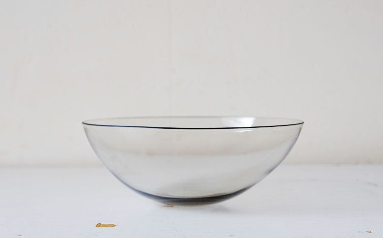 ［WASHIZUKA GLASS STUDIO］charcoal bowl large