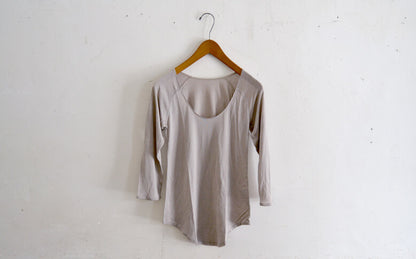 ［COCOONA SKINWEAR］7分袖トップ