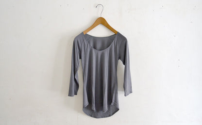 ［COCOONA SKINWEAR］7分袖トップ