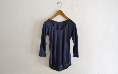［COCOONA SKINWEAR］7分袖トップ