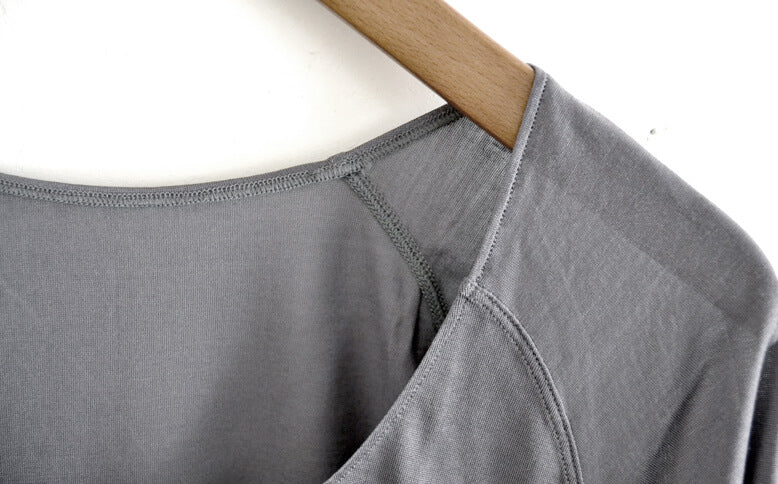 ［COCOONA SKINWEAR］7分袖トップ