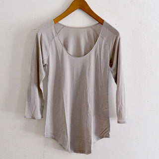 ［COCOONA SKINWEAR］7分袖トップ