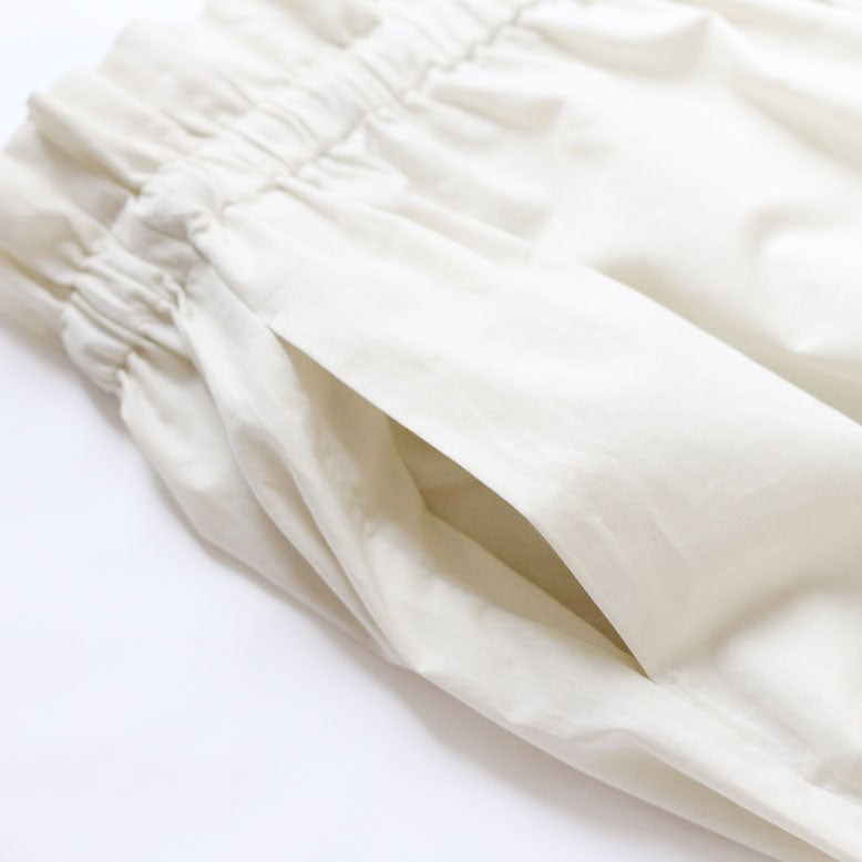 ［SALUÉ］white label ロングペティパンツ