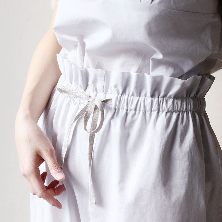 ［SALUÉ］white label ロングペティパンツ