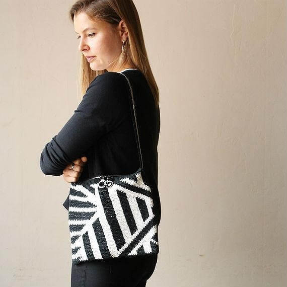 【手編み完成品】Mope ダズルショルダーバッグ★