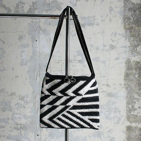 【手編み完成品】Mope ダズルショルダーバッグ★