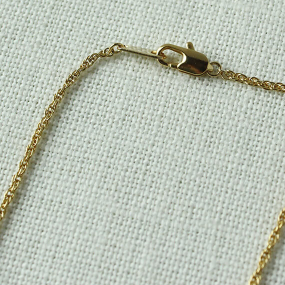 ネックレスの留め金部分