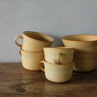tableware for "OXYMORON" カップとボウル／イエロー