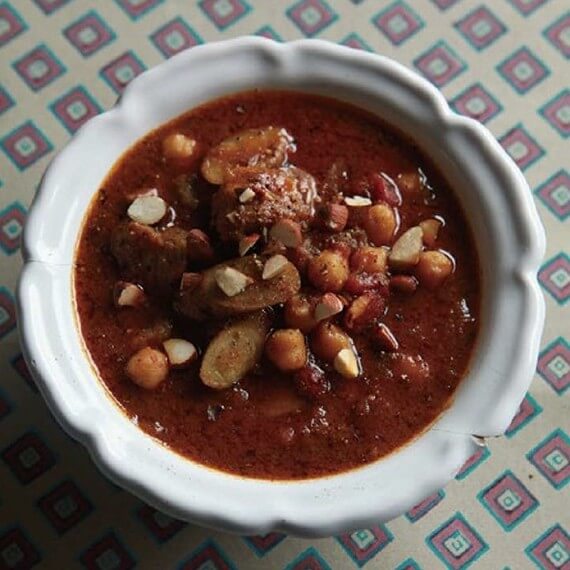 ひよこ豆とごぼうのポークカレー