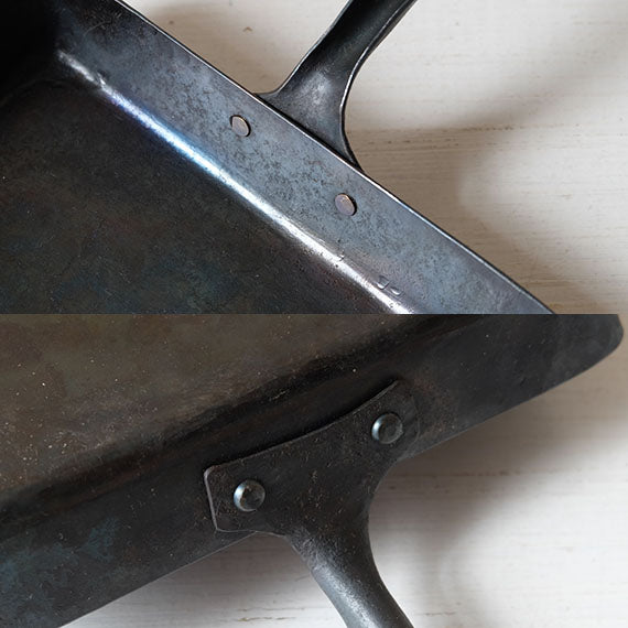 接合部は溶着をせずにリベット止めなので、持ち手が熱くなり辛く安心