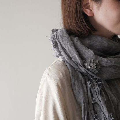 【受注商品】［Furuhashi michiko］アナベルブローチ【23FM】