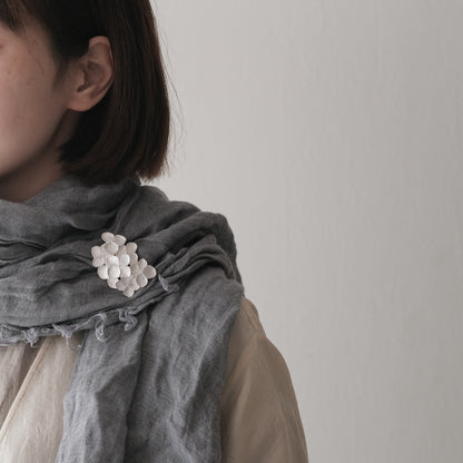 【受注商品】［Furuhashi michiko］アナベルブローチ【23FM】