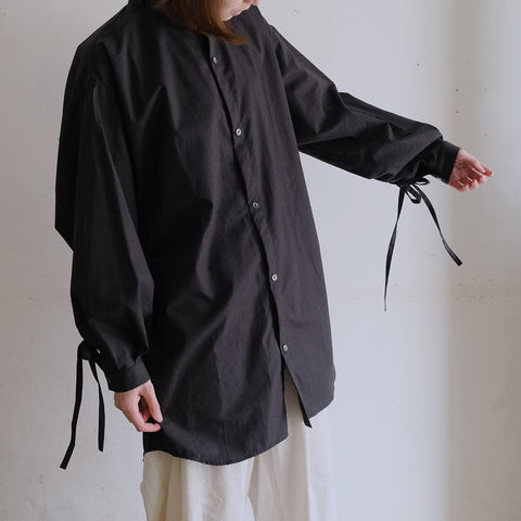 ［the last flower of the afternoon］さざなむ夜classic long shirt　