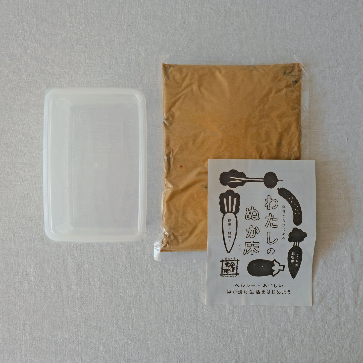 ［金沢大地］オーガニックわたしのぬか床　