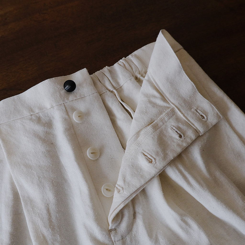 ［the last flower of the afternoon］月暈のtucked pants