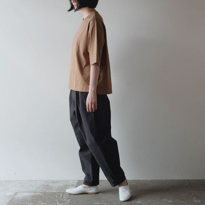 ［SALUÉ］white label スムース ハーフスリーブTシャツ
